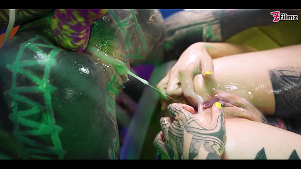 Tatted Sluts Go Wild: Anal Gape & CUM Play