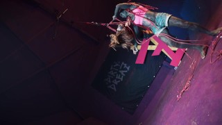 Tasteful Tattooed Suspension with a Skinny Domme