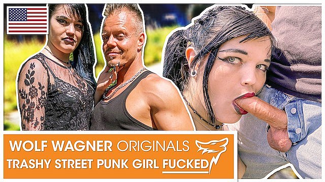 Emo Doreen F***ed Outside in Public