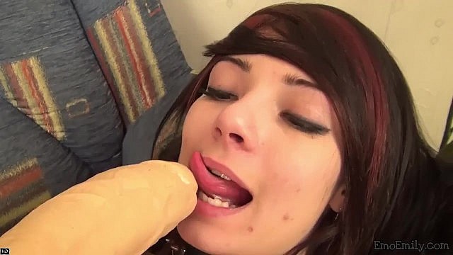Emo Emily’s Wild Dildo Ride