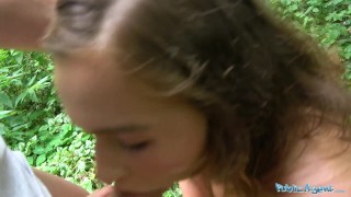 Teen Busty Babe Gets Pounded in Public