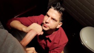 Face-Fucked in the Mall Restroom