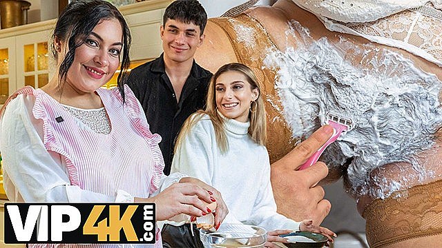 Bathroom Shave Turns into Wild Sex