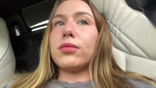 BMW Backseat Blowjob