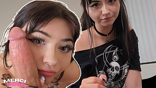 Goth Girl Goes Wild with My Dick