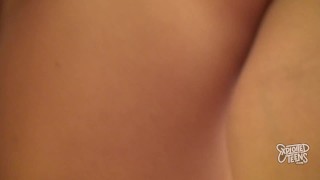 Tall Teen Takes 8 Inches Deep