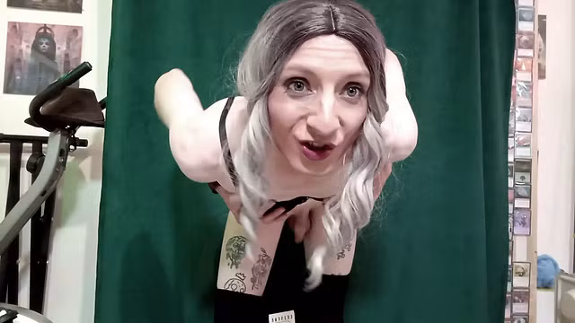 Sissy Strips Down and Dances Wild