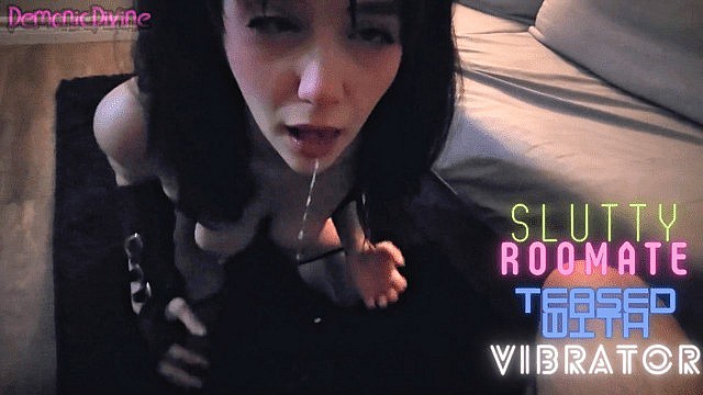 Ahegao Tease with Vibrator and Dick Sucking