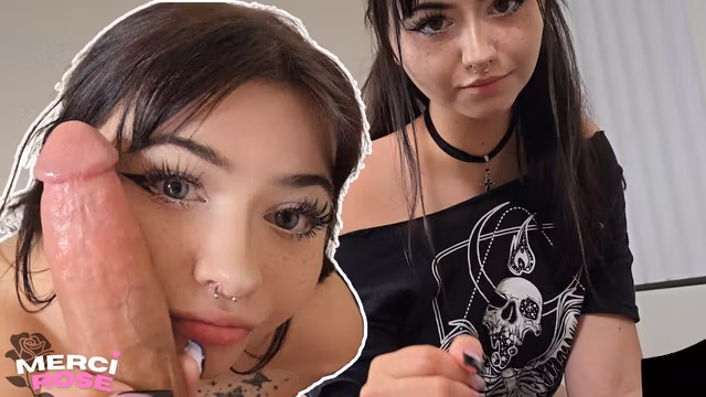 Goth Girl Goes Wild with My Dick